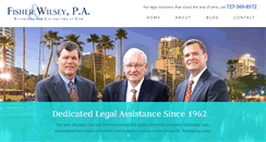 Desktop Screenshot of fisher-wilsey-law.com